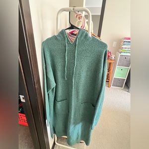 A New Day Teal Long Sleeve Sweater Dress